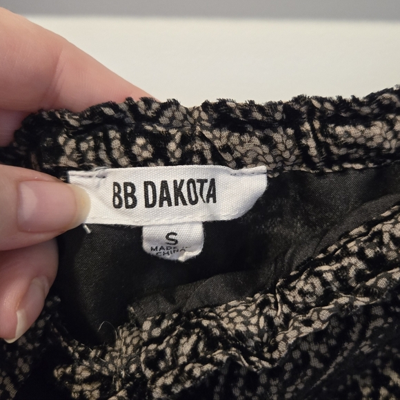 BB Dakota Westerly Burnout Velvet Dress Black Size Small - Picture 6 of 8